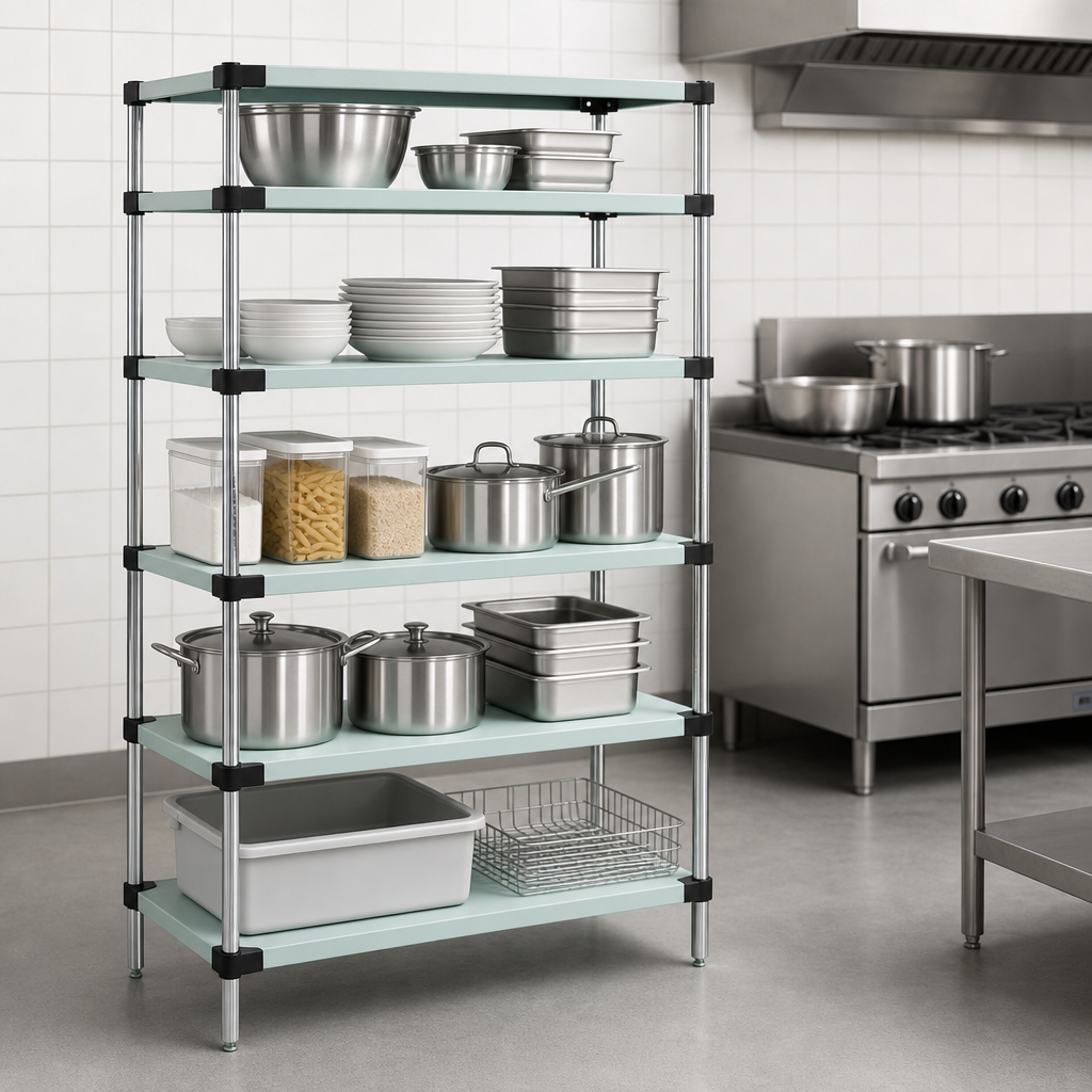 Five Solid Shelves