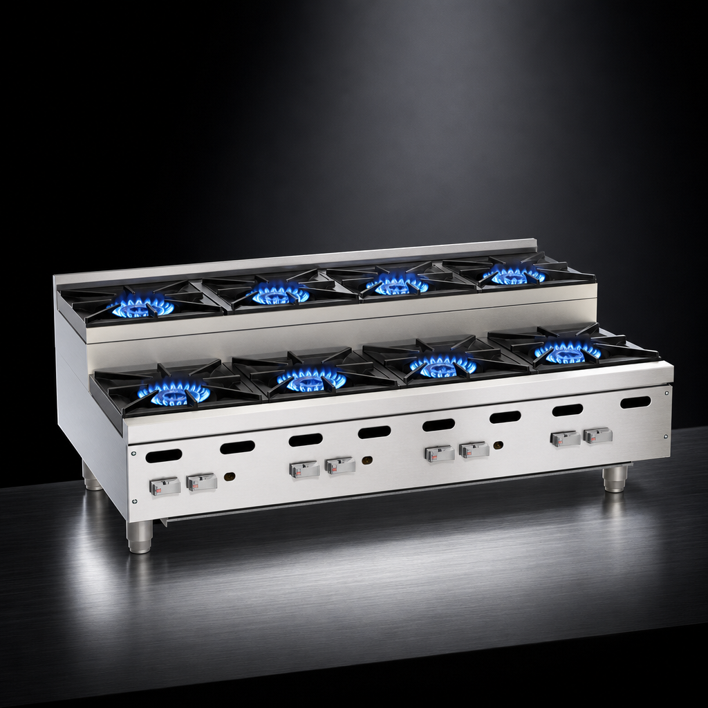 Eight-Burner Layout