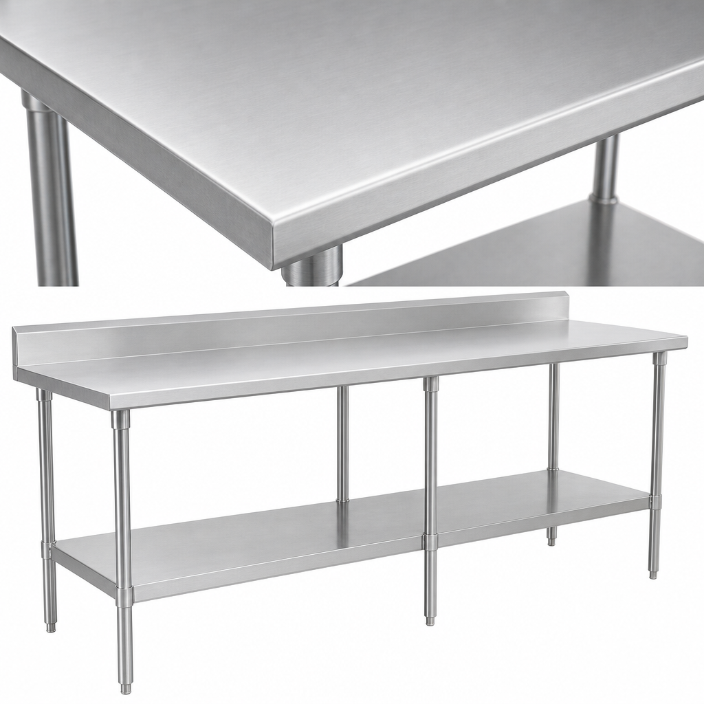 16-Gauge 300-Series Stainless Steel Top