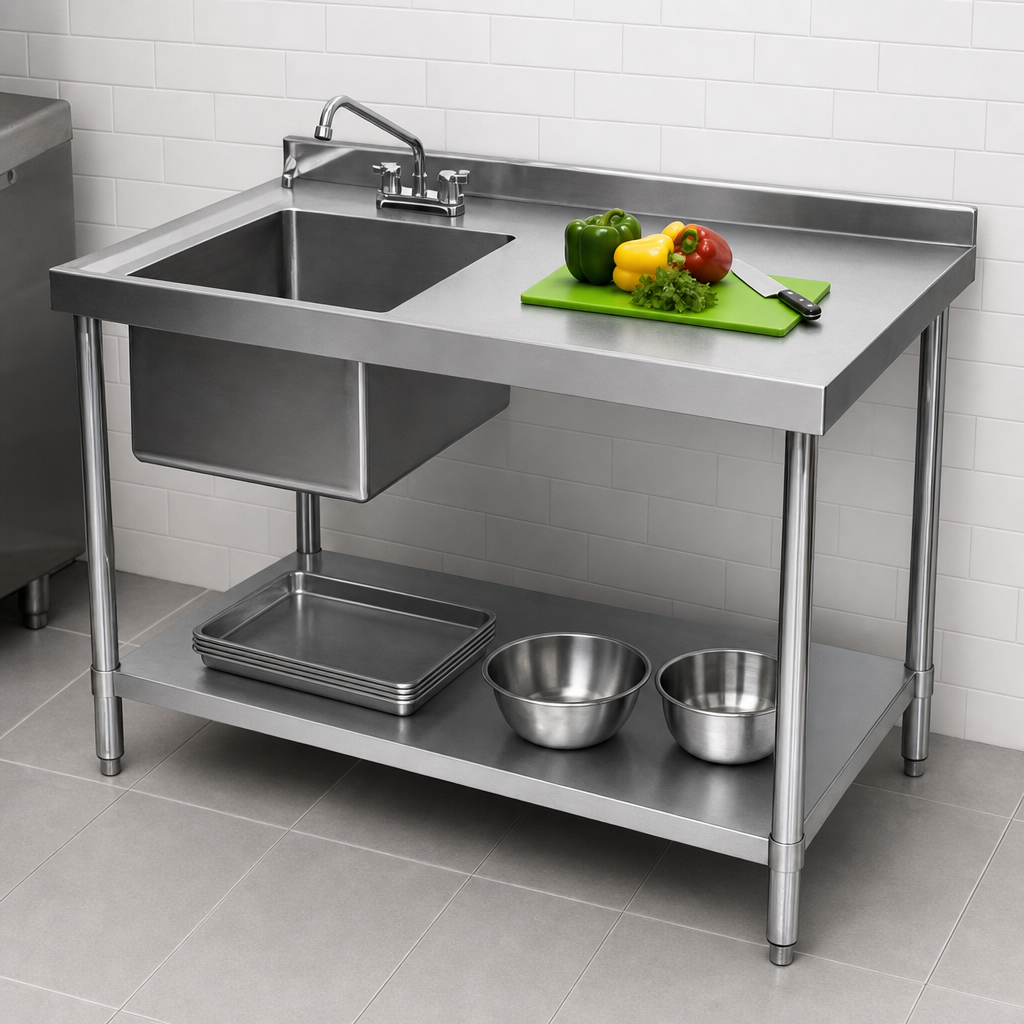 Left-Side Prep Sink