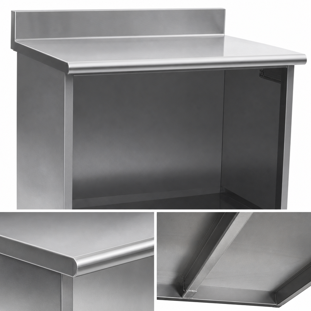 14-Gauge 304 Stainless Steel Top