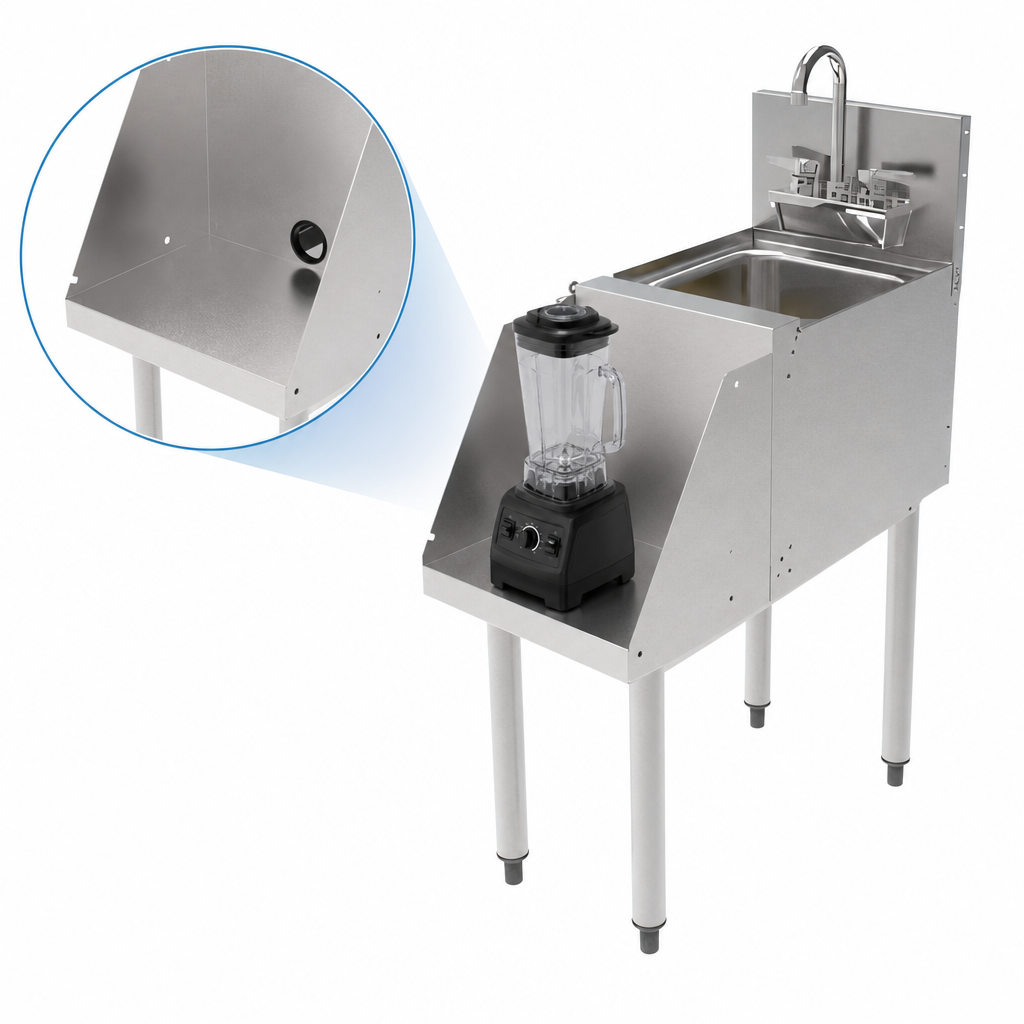 Recessed Blender Shelf