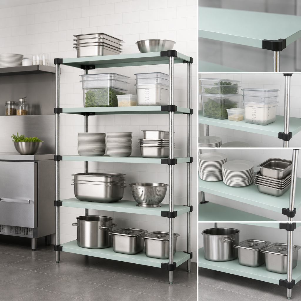 Five Solid Shelves