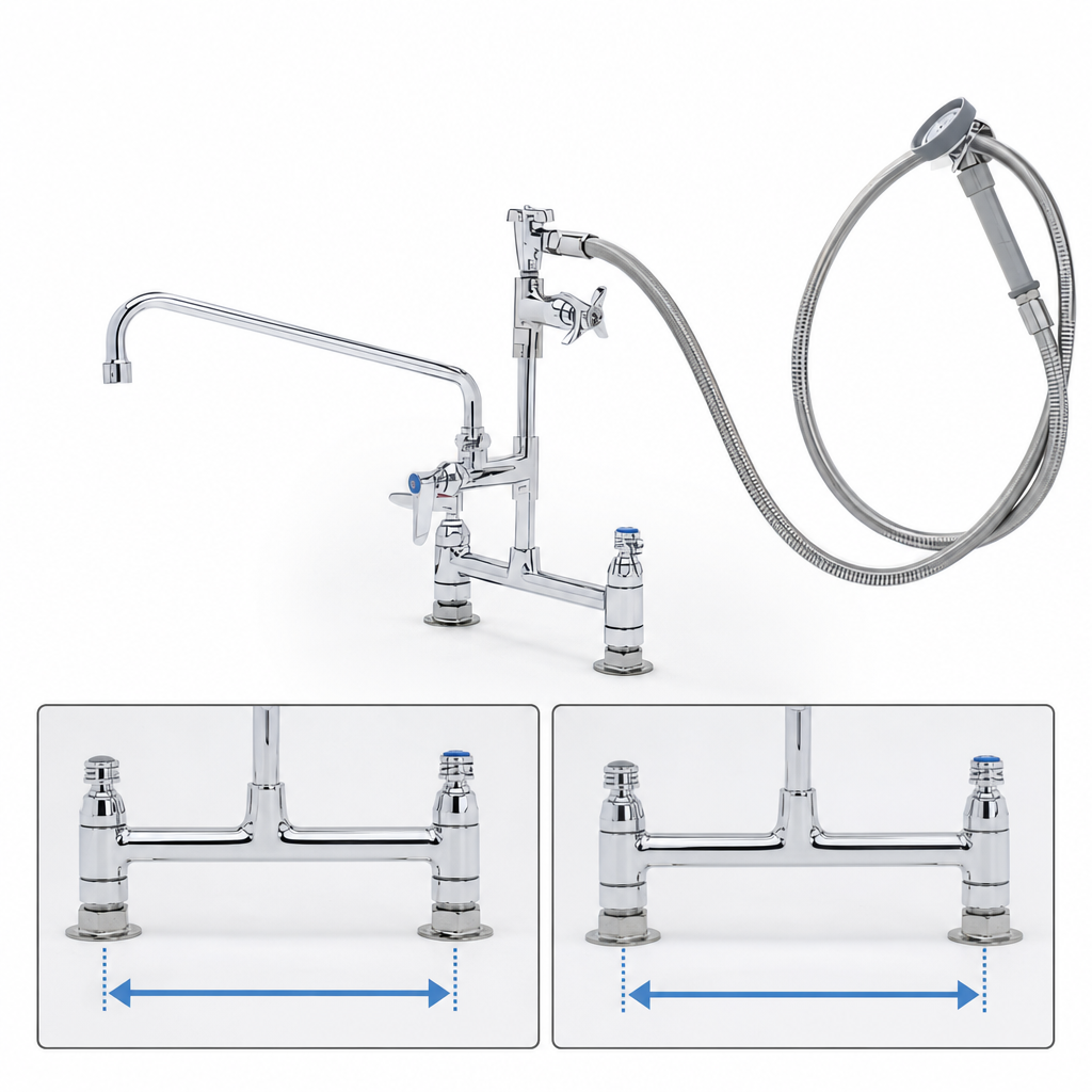 Adjustable 8-Inch Centers