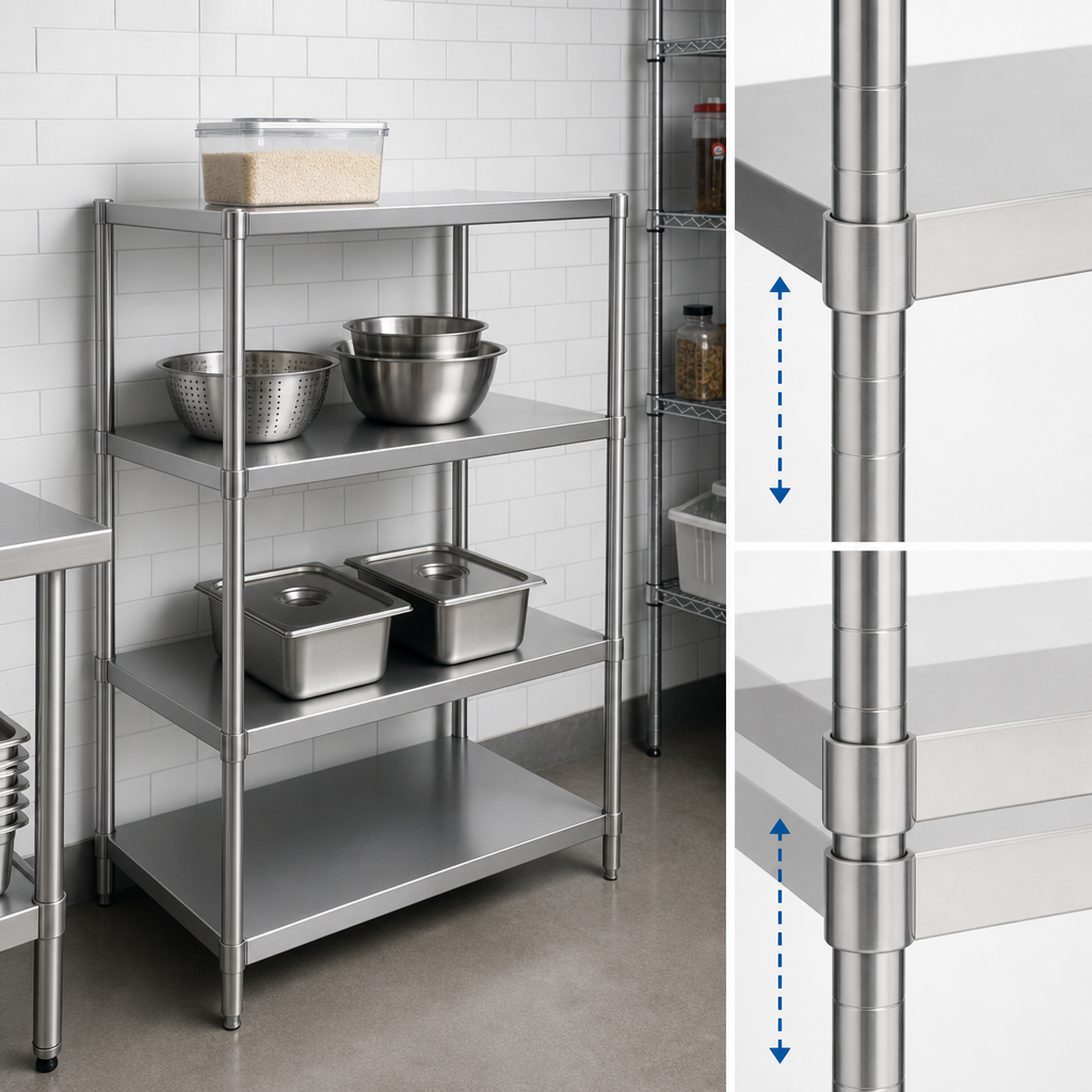 Two Adjustable Shelves