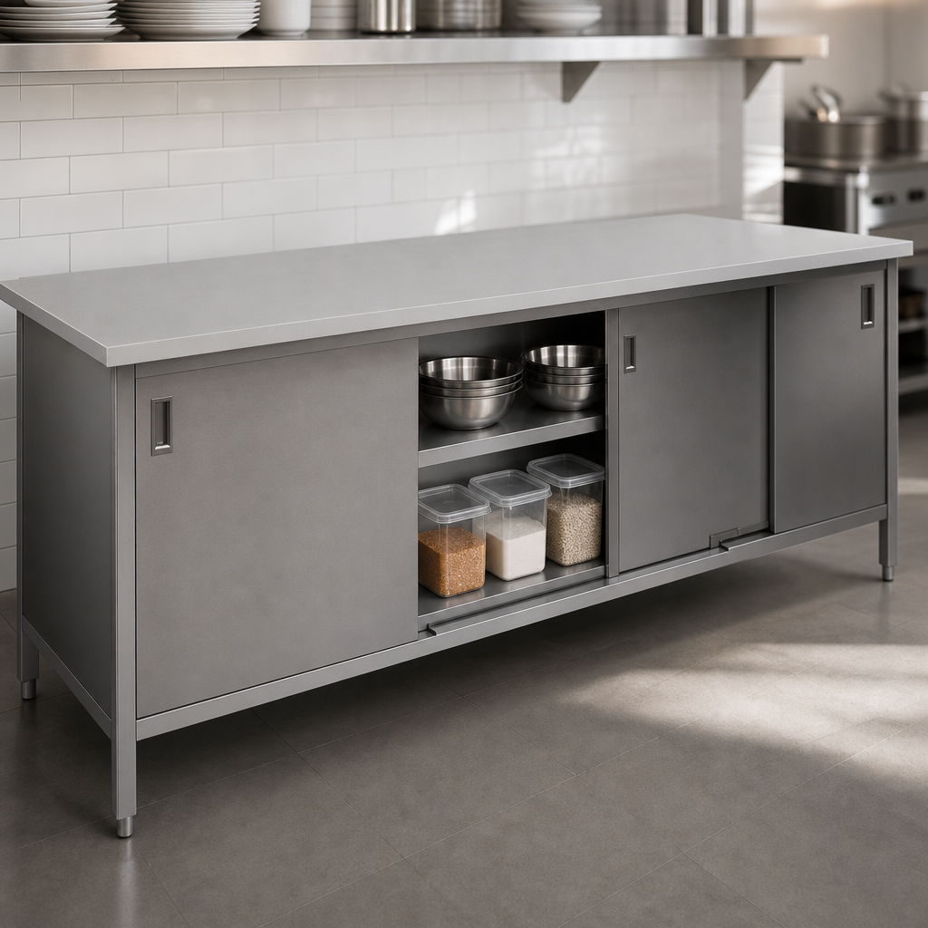 Sliding Door Cabinet Base