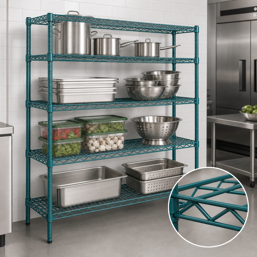 Patented QuadTruss Shelves