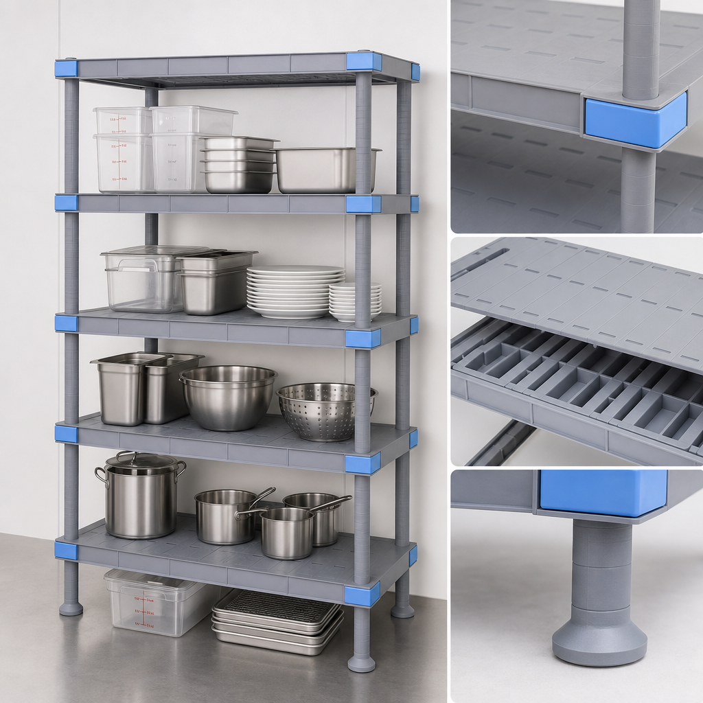 Five Solid Shelves
