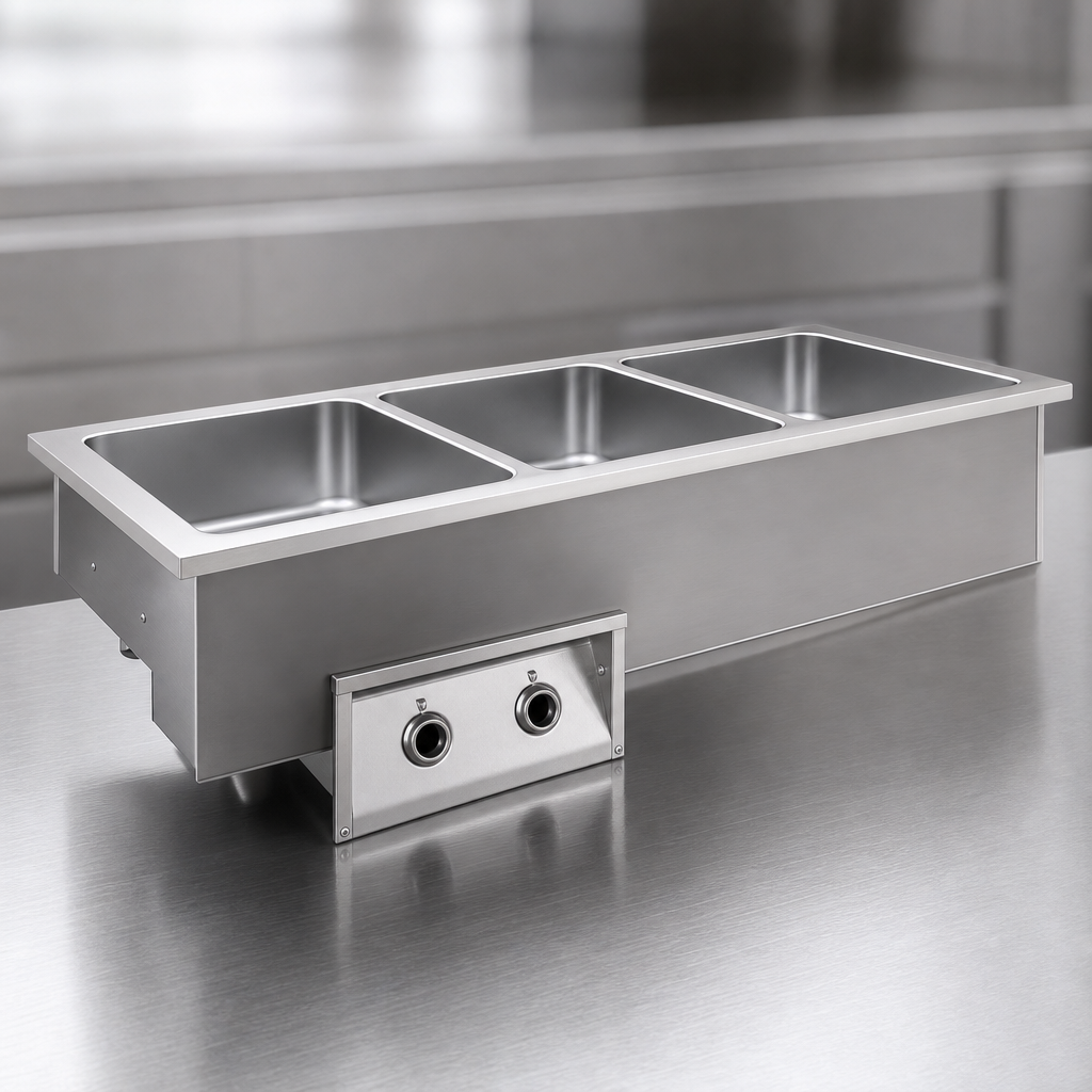 Three Full-Size Pan Openings