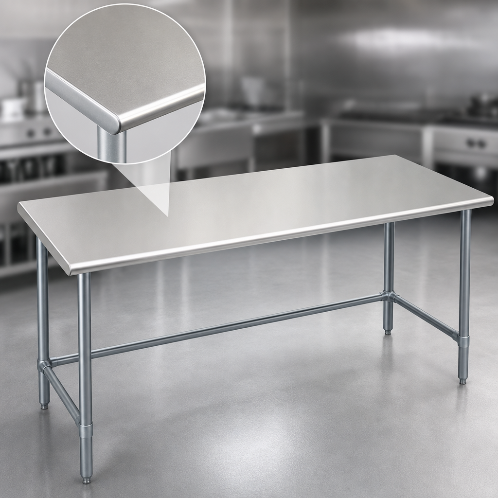 14-Gauge 304 Stainless Steel Top