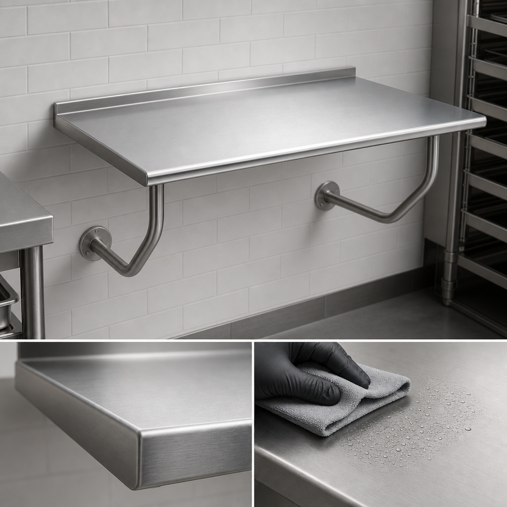 14 Gauge 304 Stainless Steel Top