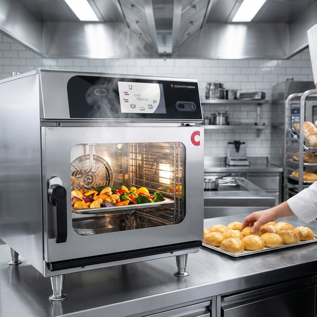 Experience unparalleled cooking flexibility with the Convotherm MINI 6.10ET Combi Oven, featuring four comprehensive operating modes for every culinary need.