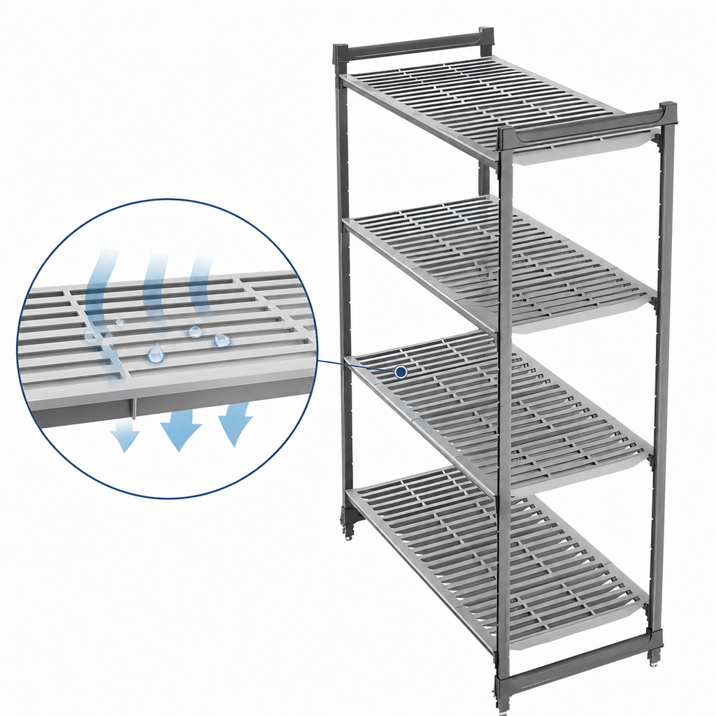 Vented Polypropylene Shelf Plates