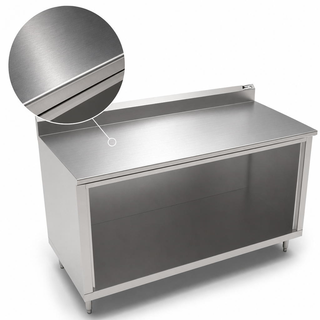 16-Gauge 300-Series Stainless Steel Top