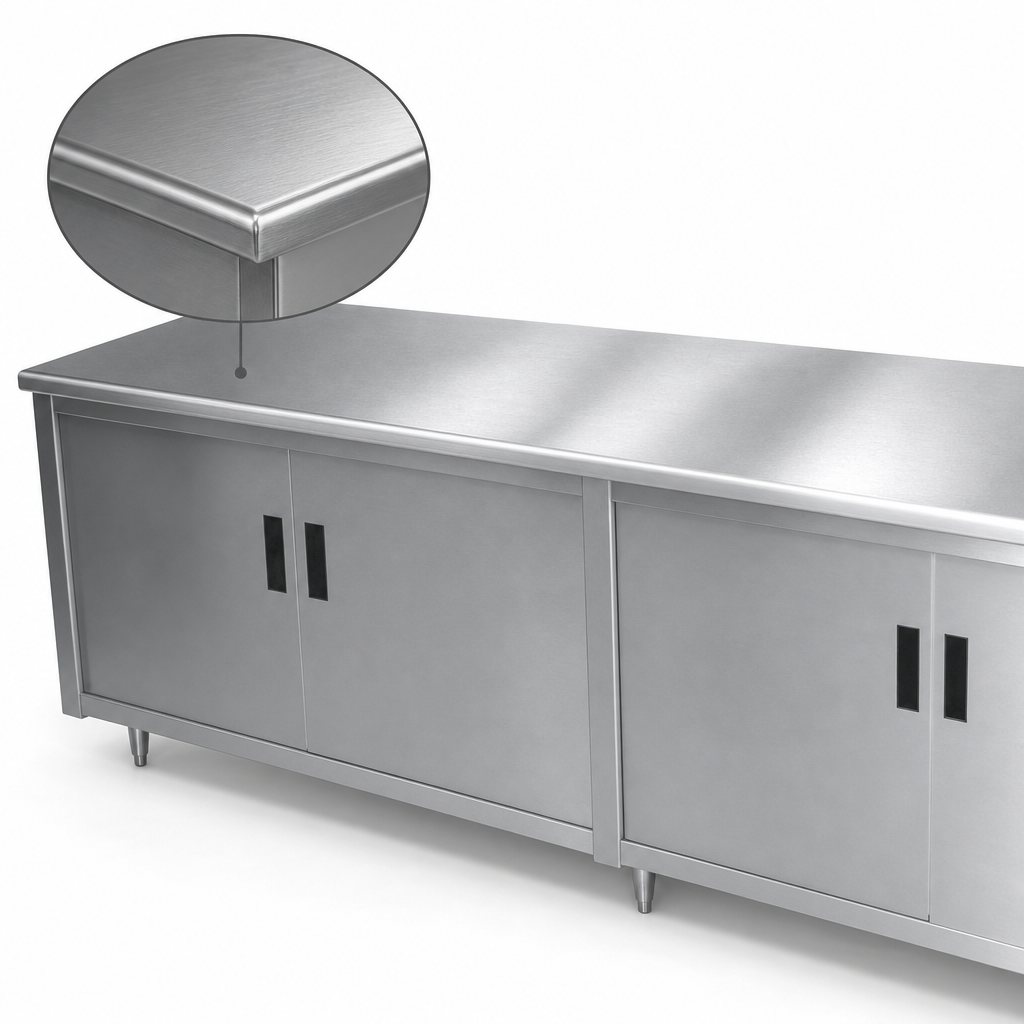 14 Gauge 304 Stainless Steel Top