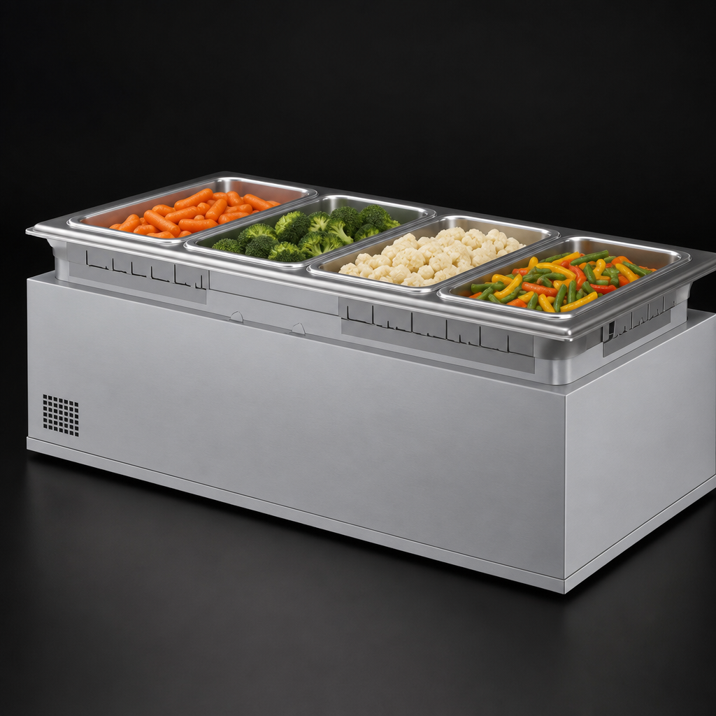 4 Third-Size Pan Capacity
