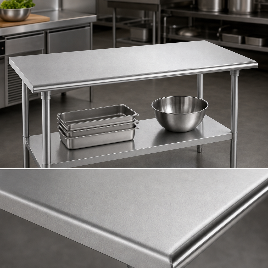16-Gauge 430 Stainless Steel Top