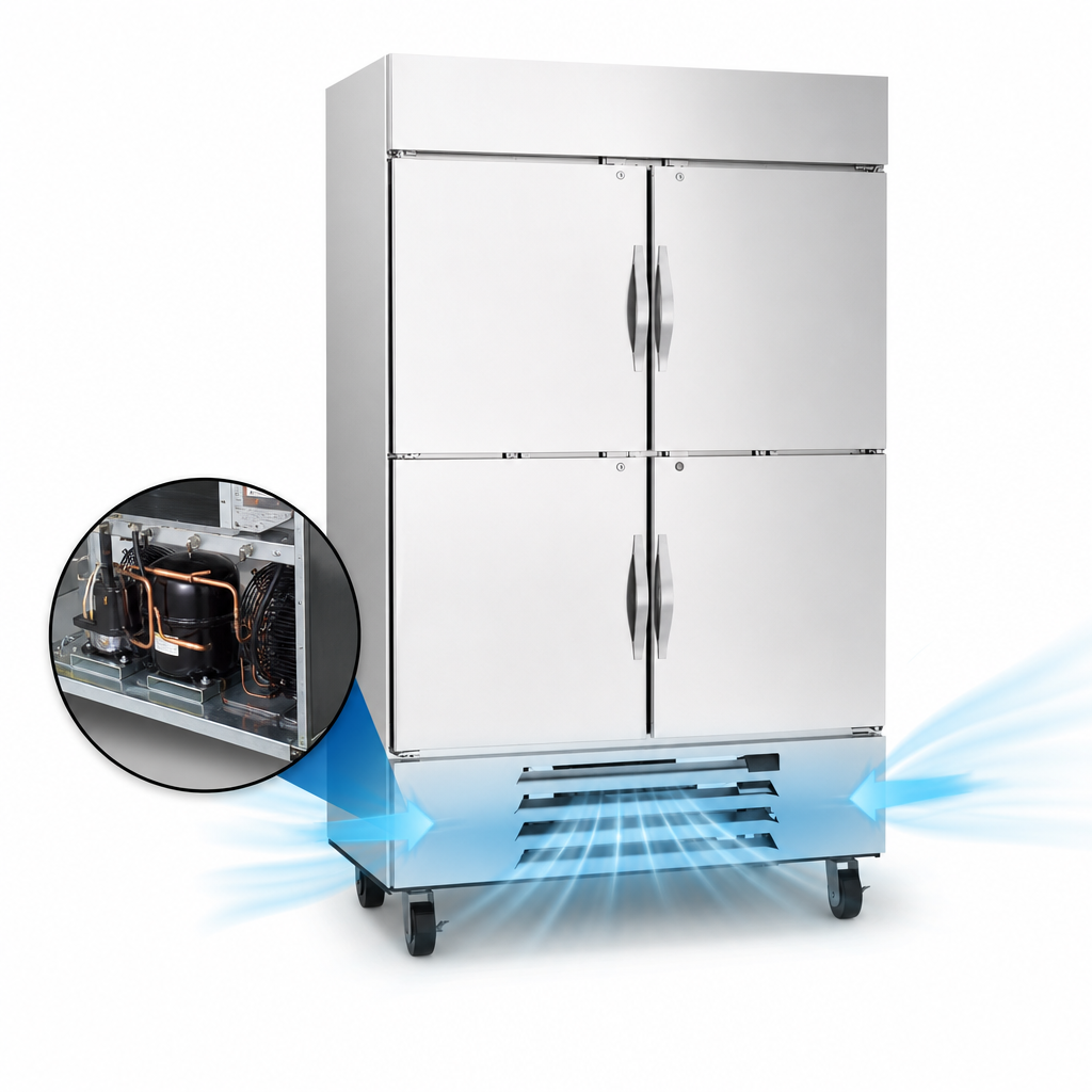 Bottom-Mount Self-Contained Refrigeration