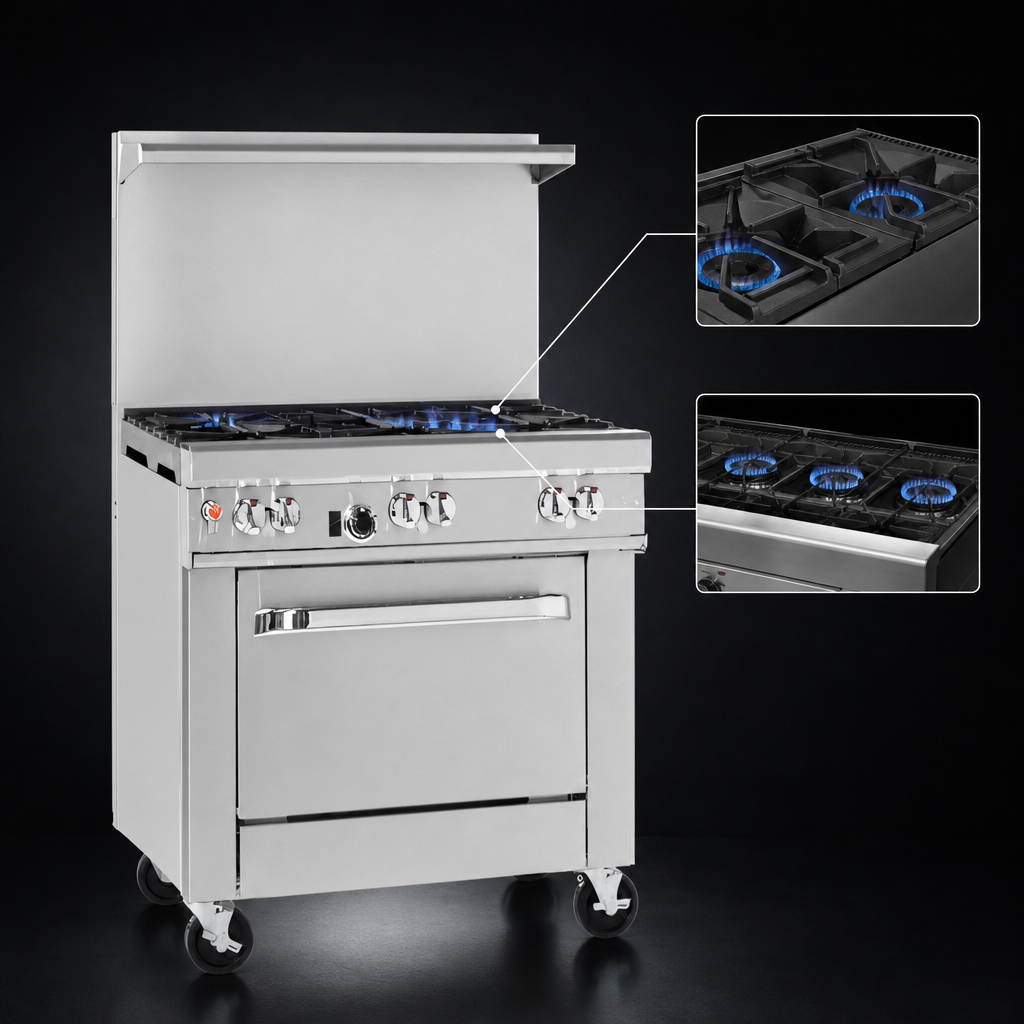 Five-Burner Open Top