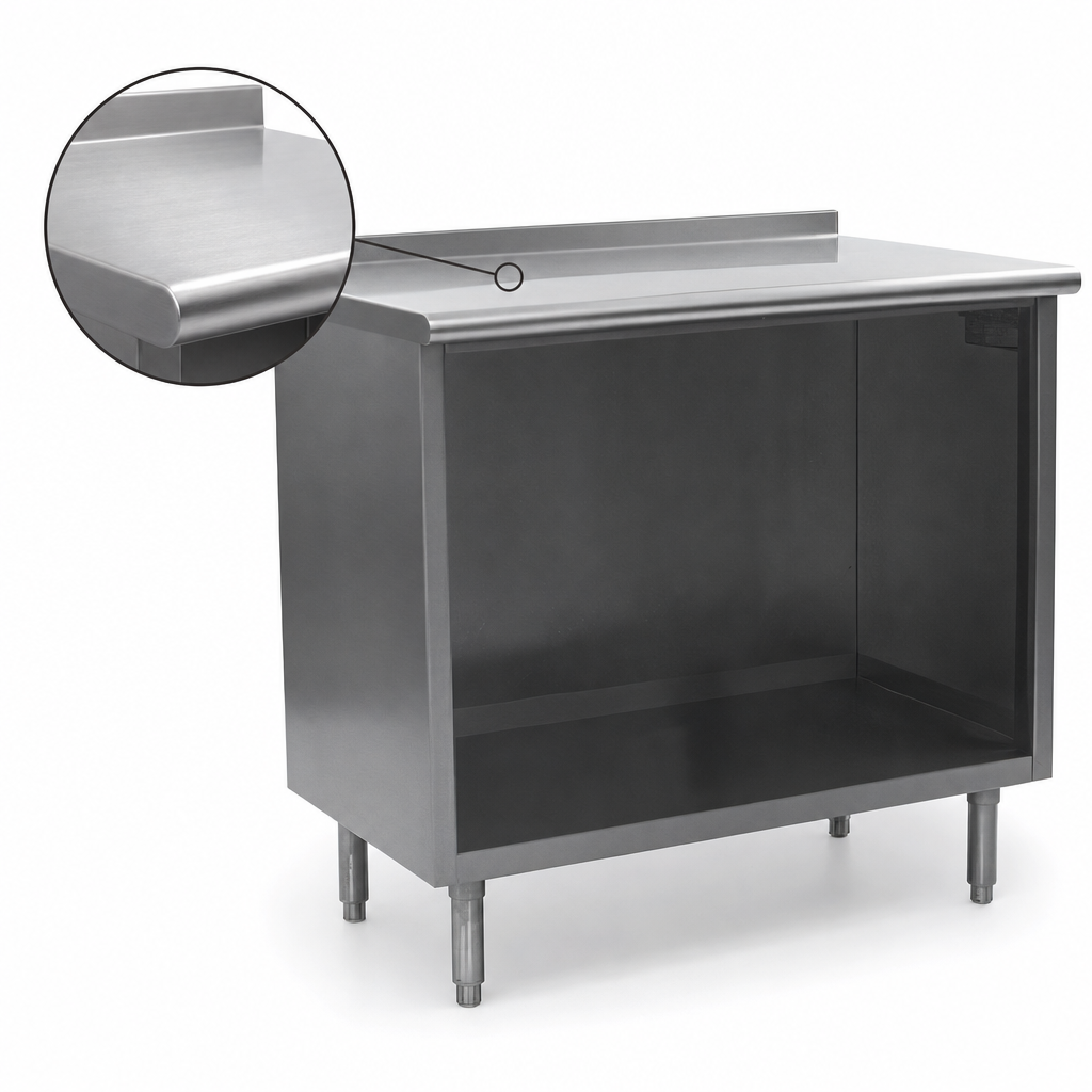 14-Gauge 304 Stainless Steel Top