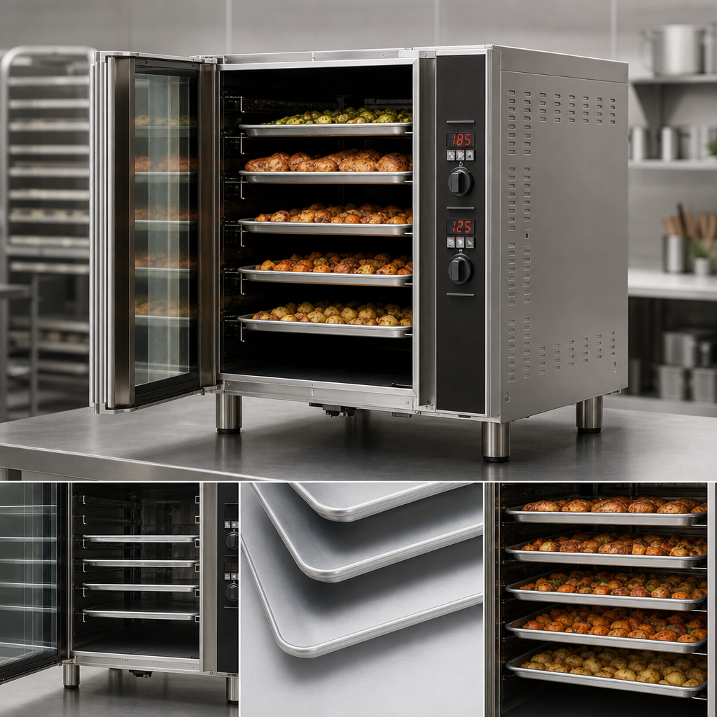Five Full-Size Sheet Pan Capacity