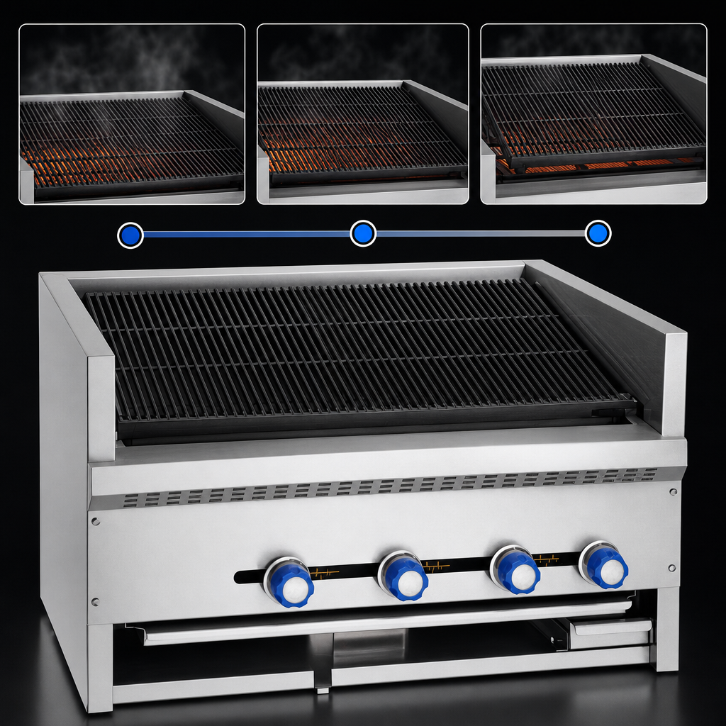 Three-Position Slanted Top Grate