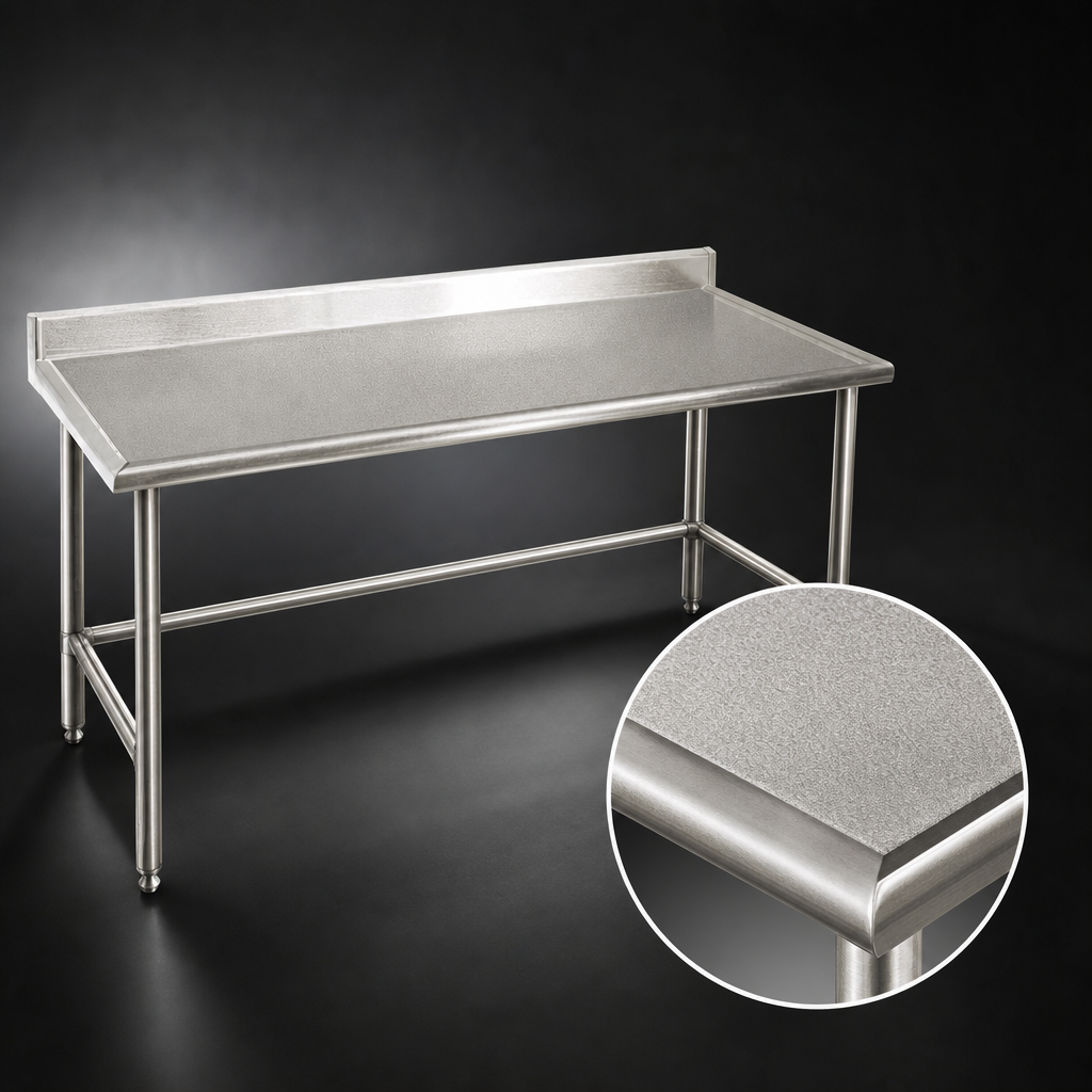 14-Gauge Stainless Steel Top