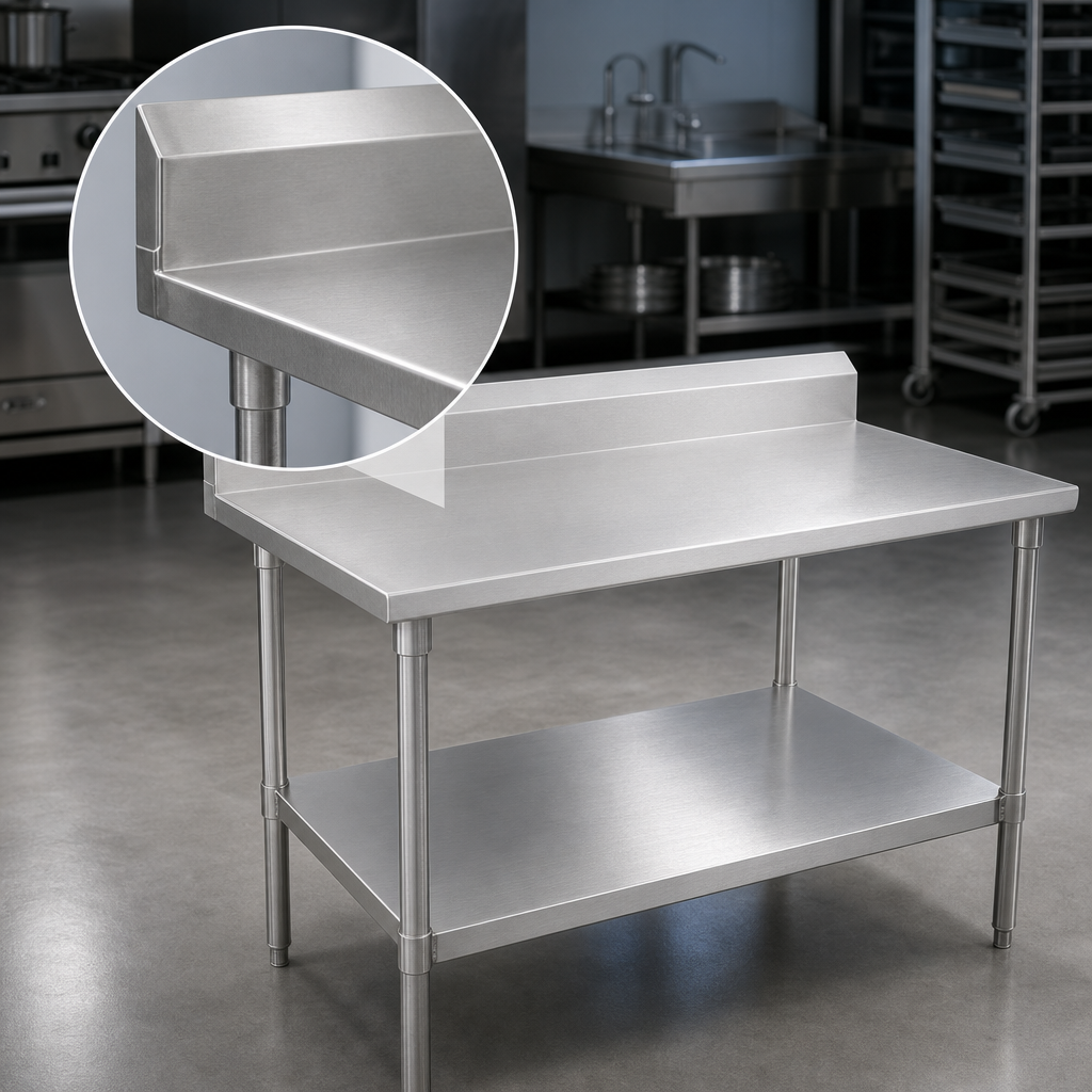 16-Gauge Stainless Steel Top