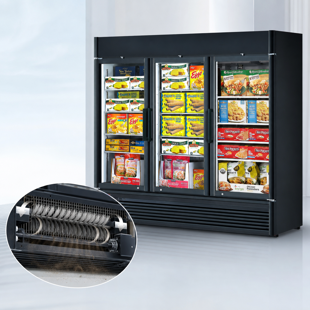 Self-Cleaning Condenser