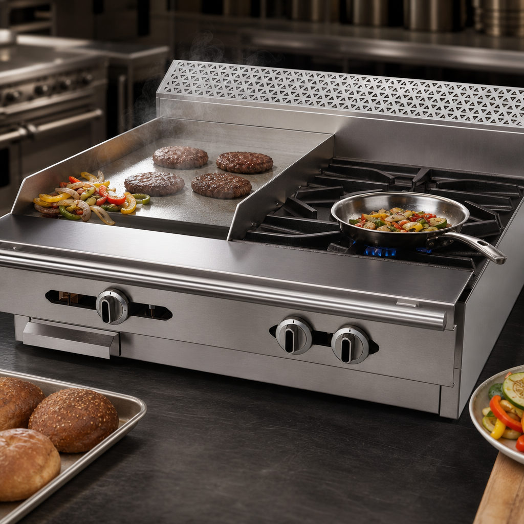 Mixed Cooking Surface