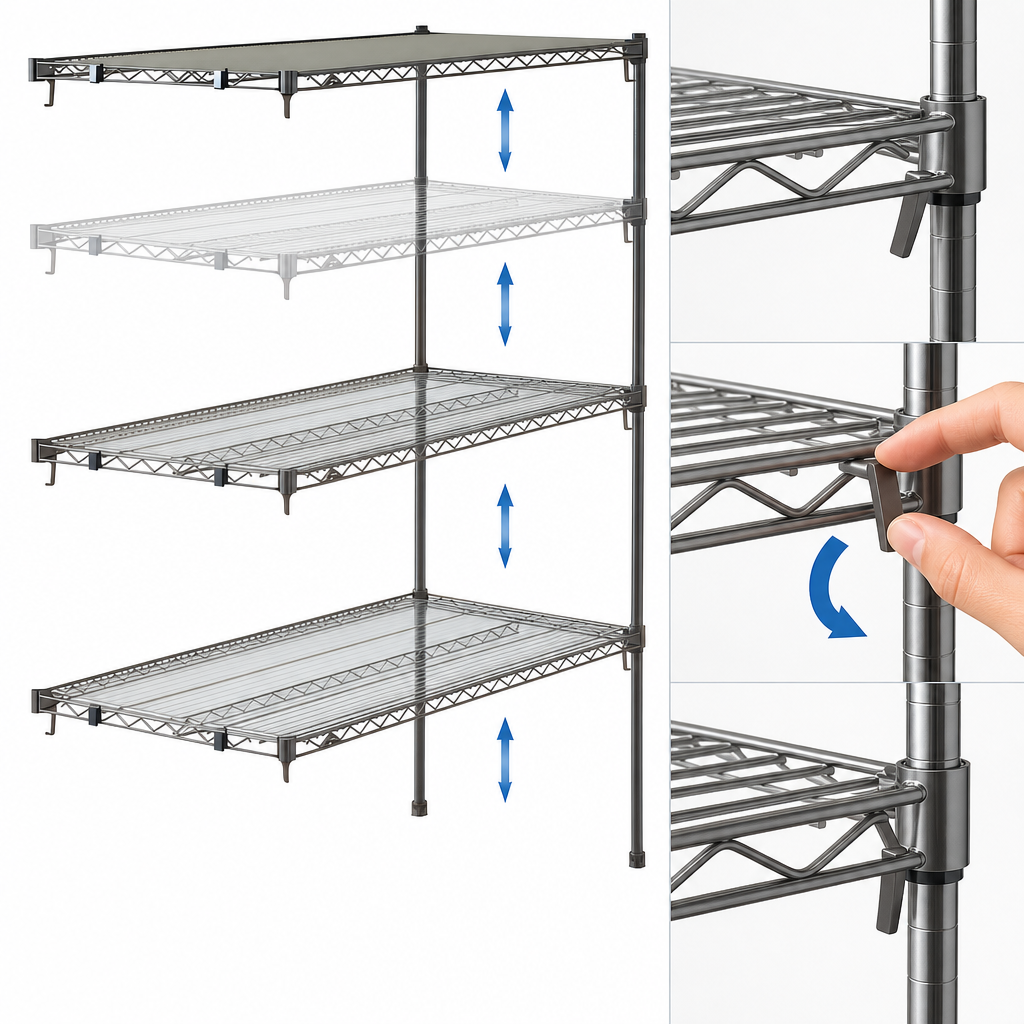 Super Adjustable Shelf Design