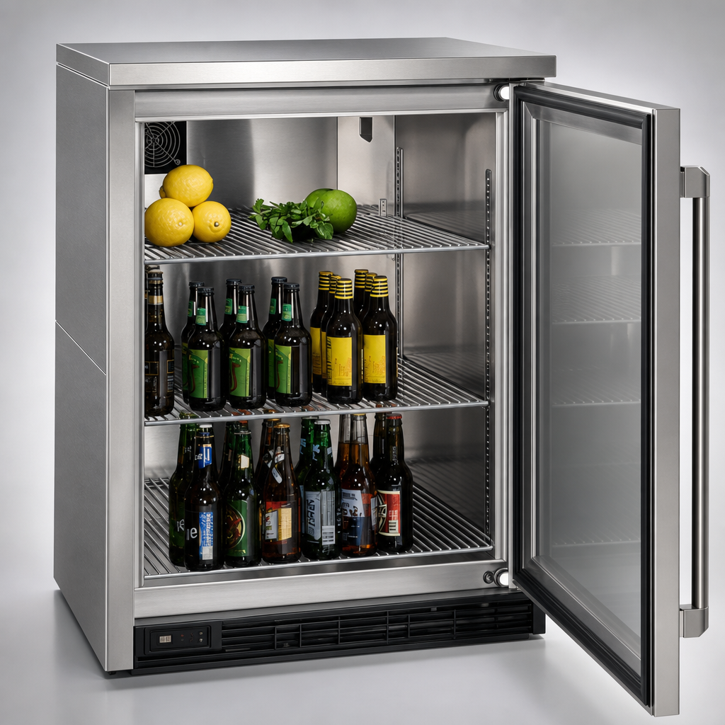 Stainless Steel Interior and Top