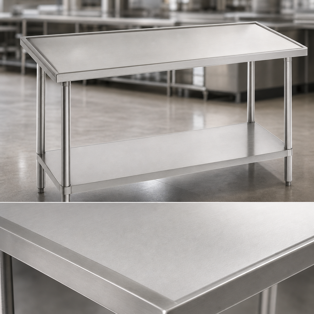 14 Gauge 304 Stainless Steel Top