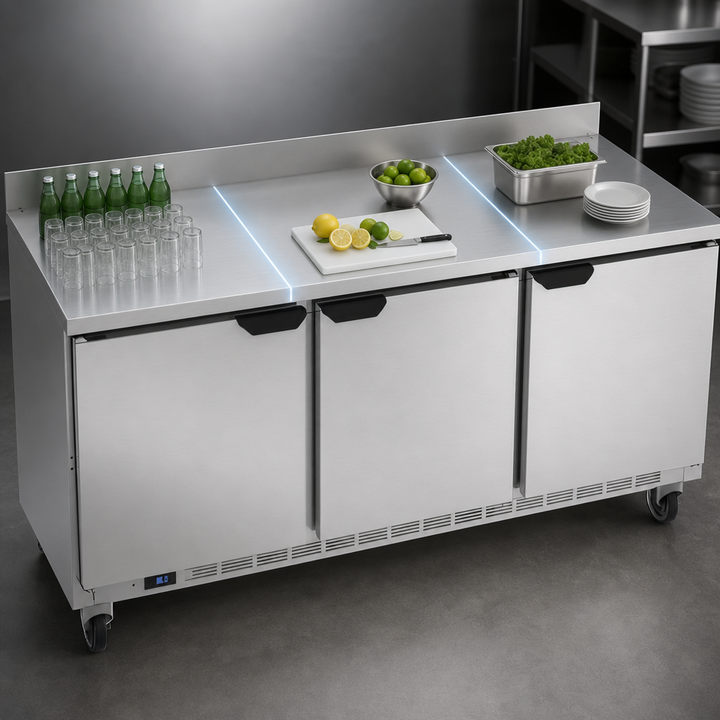 Three-Section Worktop Design
