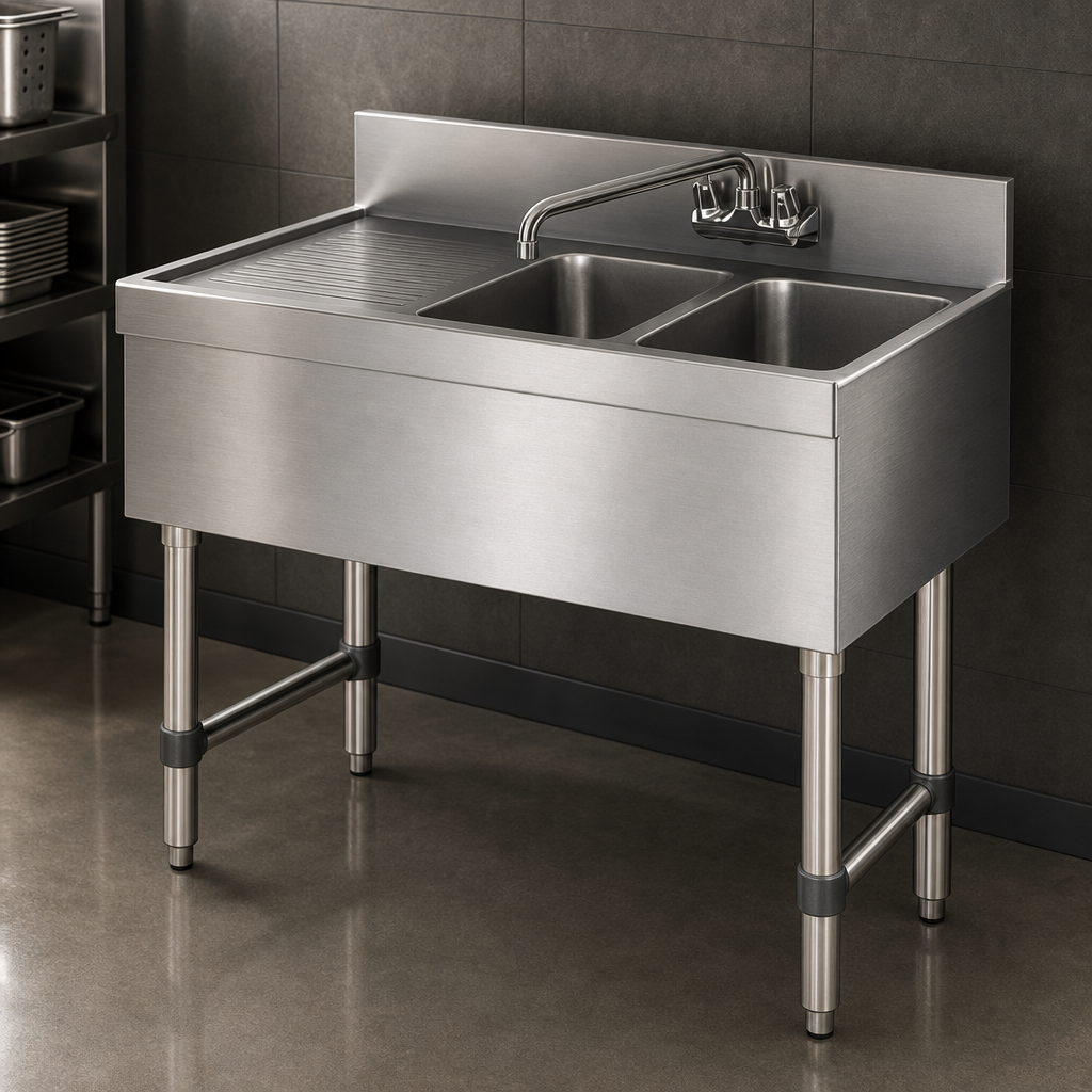 18-Gauge 304 Stainless Steel Construction