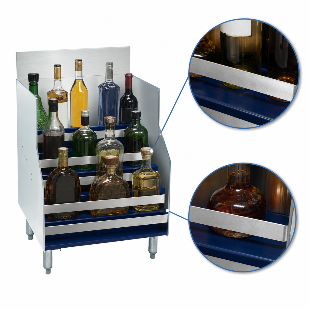 Bottle-Securing Steel Straps