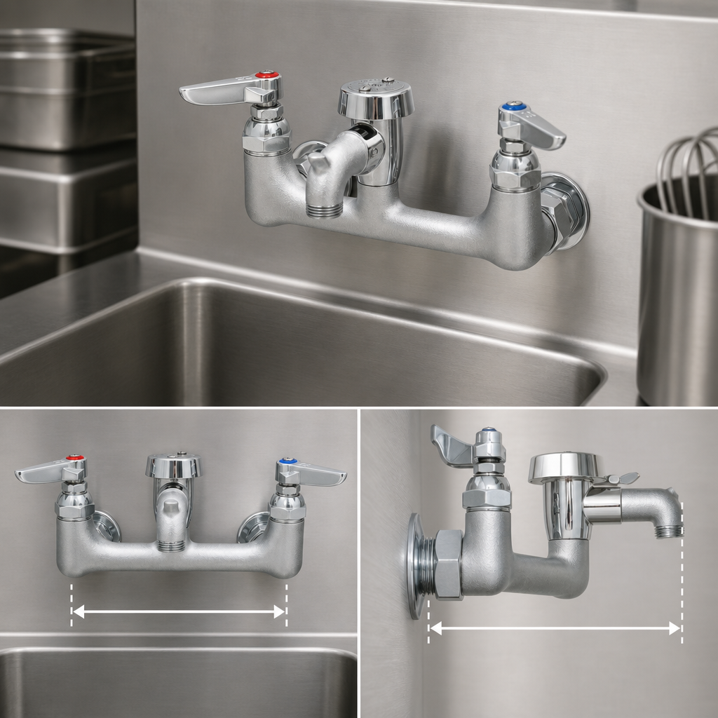 Wall-Mount 8-Inch Center Design