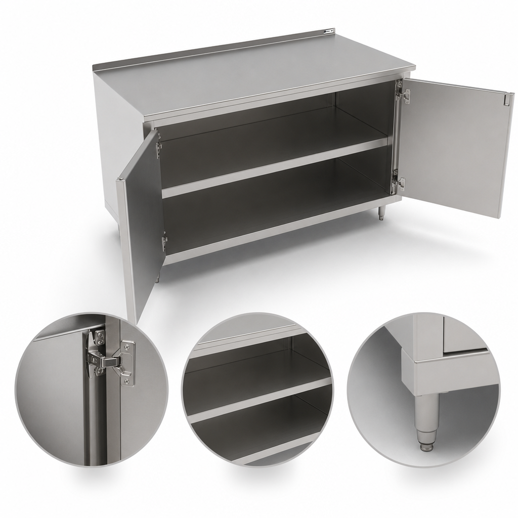 Cabinet Base with Hinged Doors