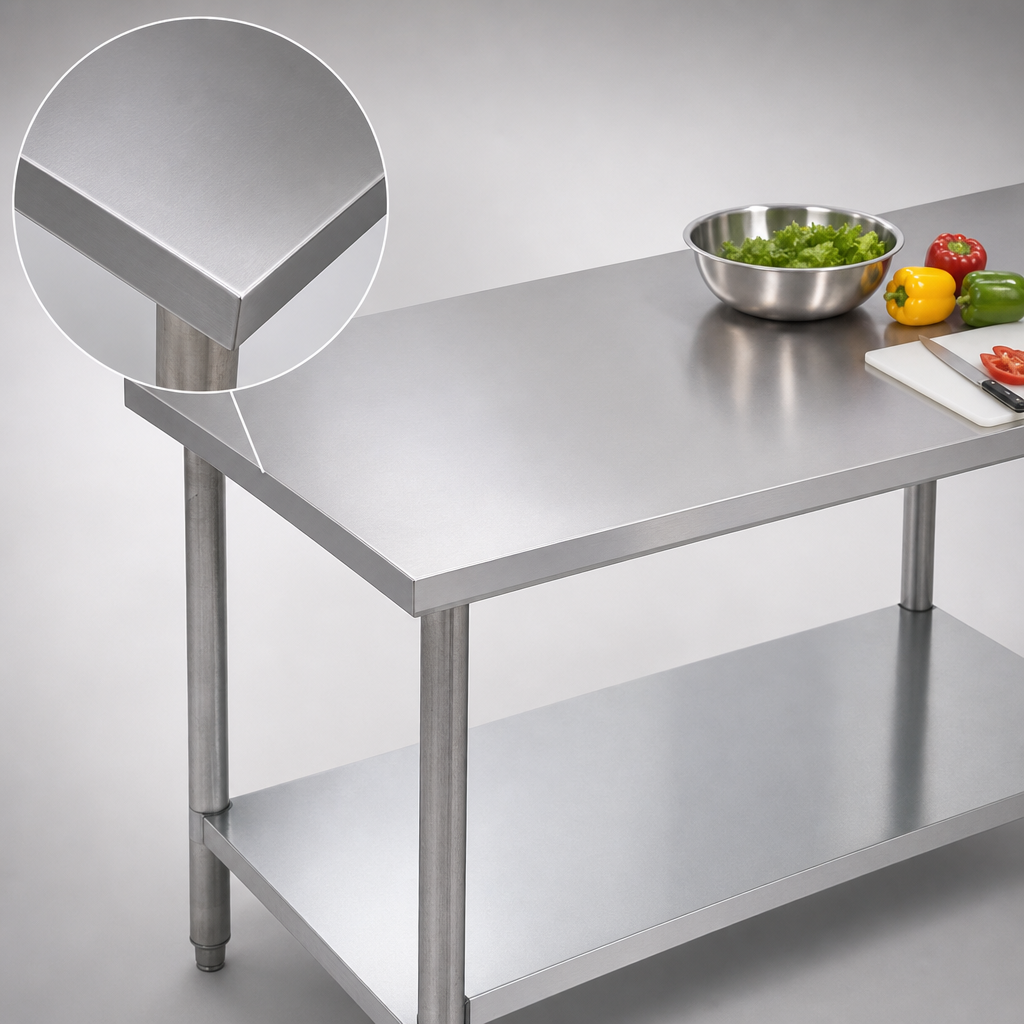 18-Gauge 430 Stainless Steel Top