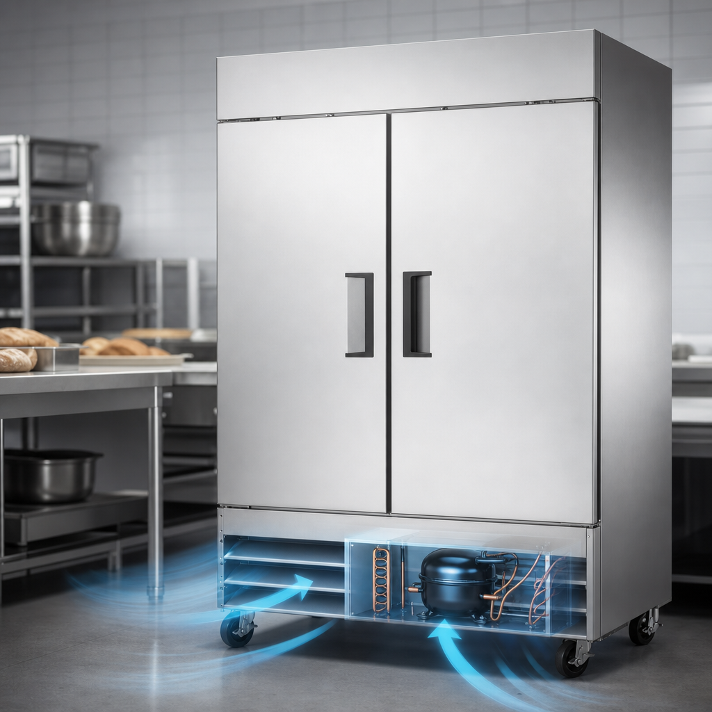 Bottom-Mounted Self-Contained Refrigeration