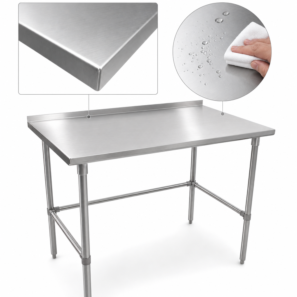 16-Gauge Stainless Steel Top