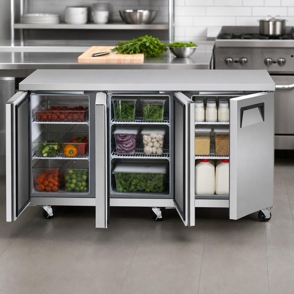 Three-Section Storage