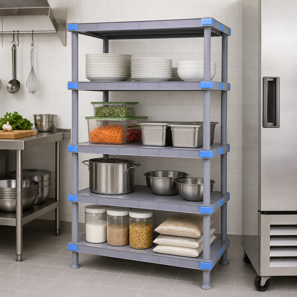 Four Solid Shelves