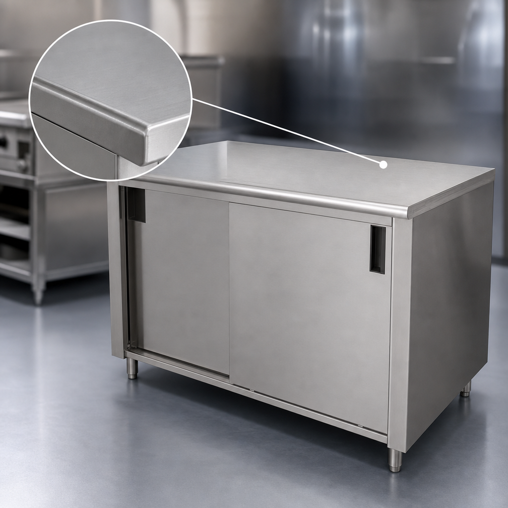 14-Gauge 304 Stainless Steel Top