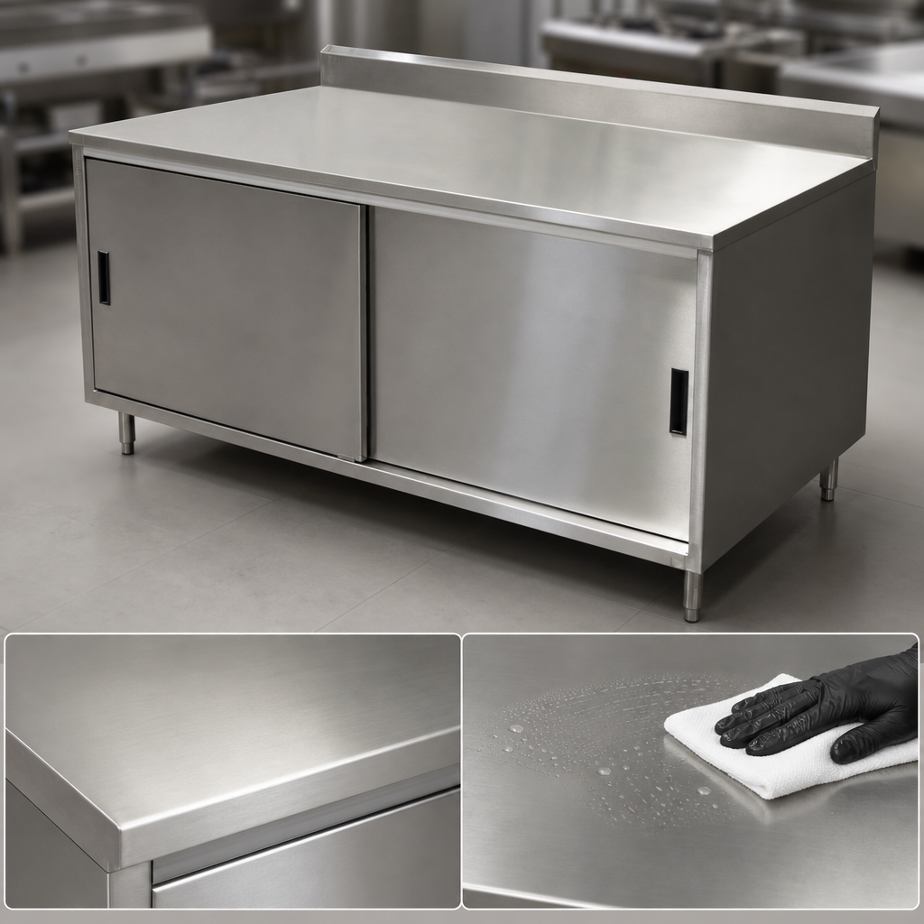 14-Gauge 304 Stainless Steel Top