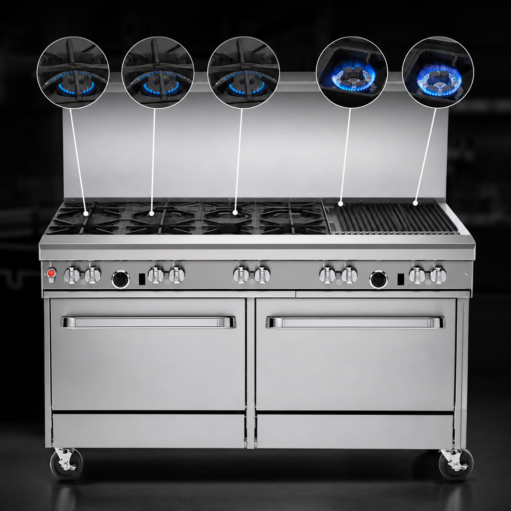 Five-Burner Open Top
