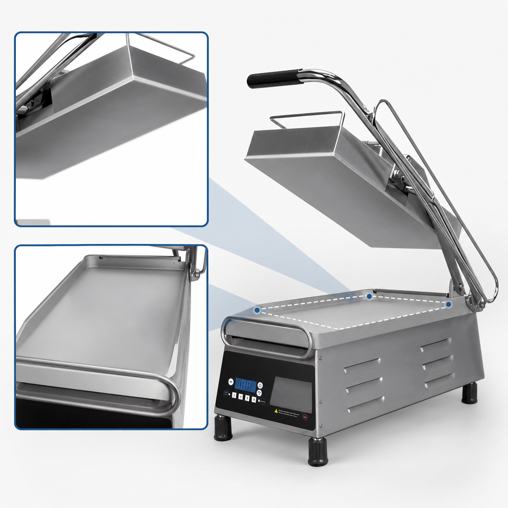 7 x 15-Inch Smooth Grilling Surface