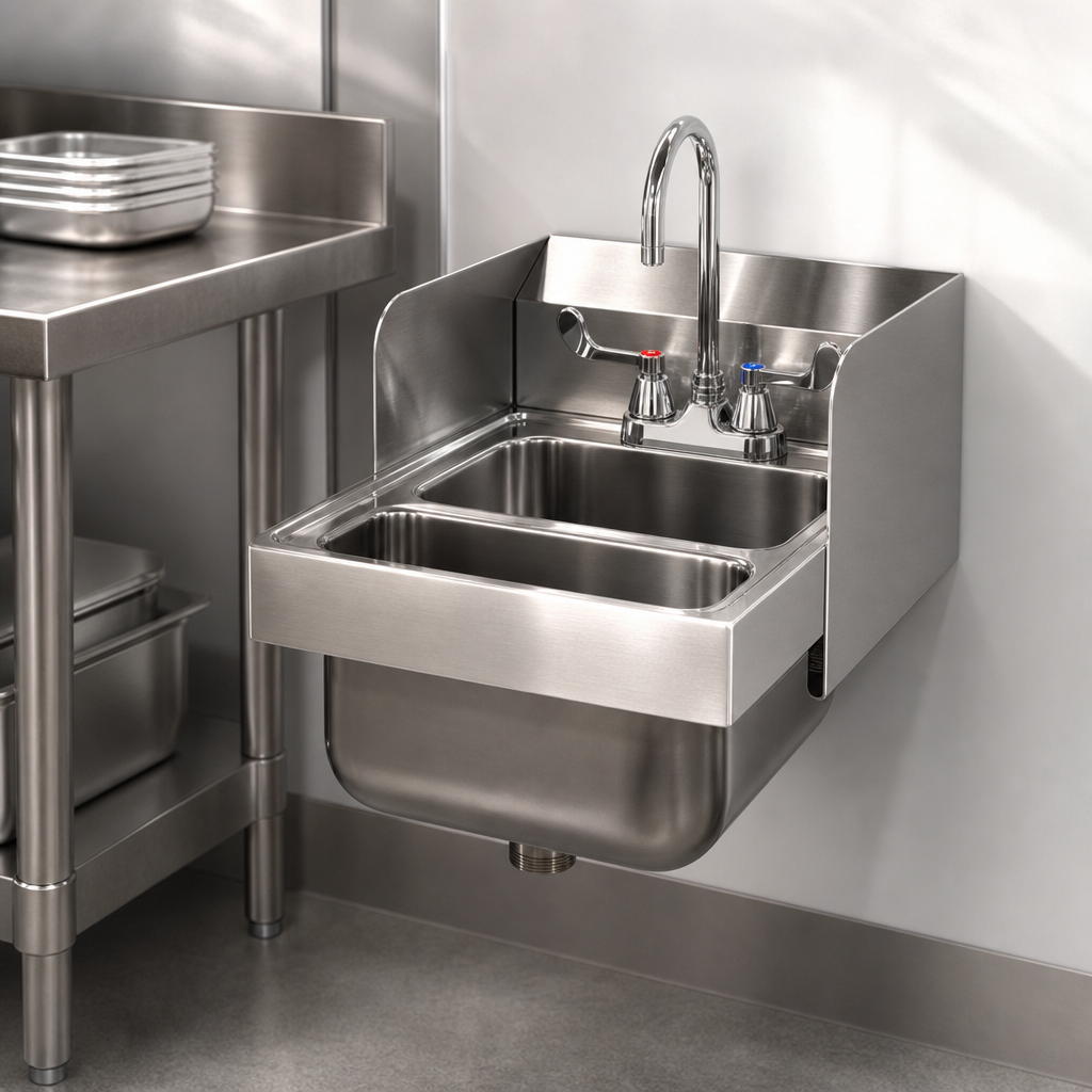 18-Gauge 304 Stainless Steel Construction