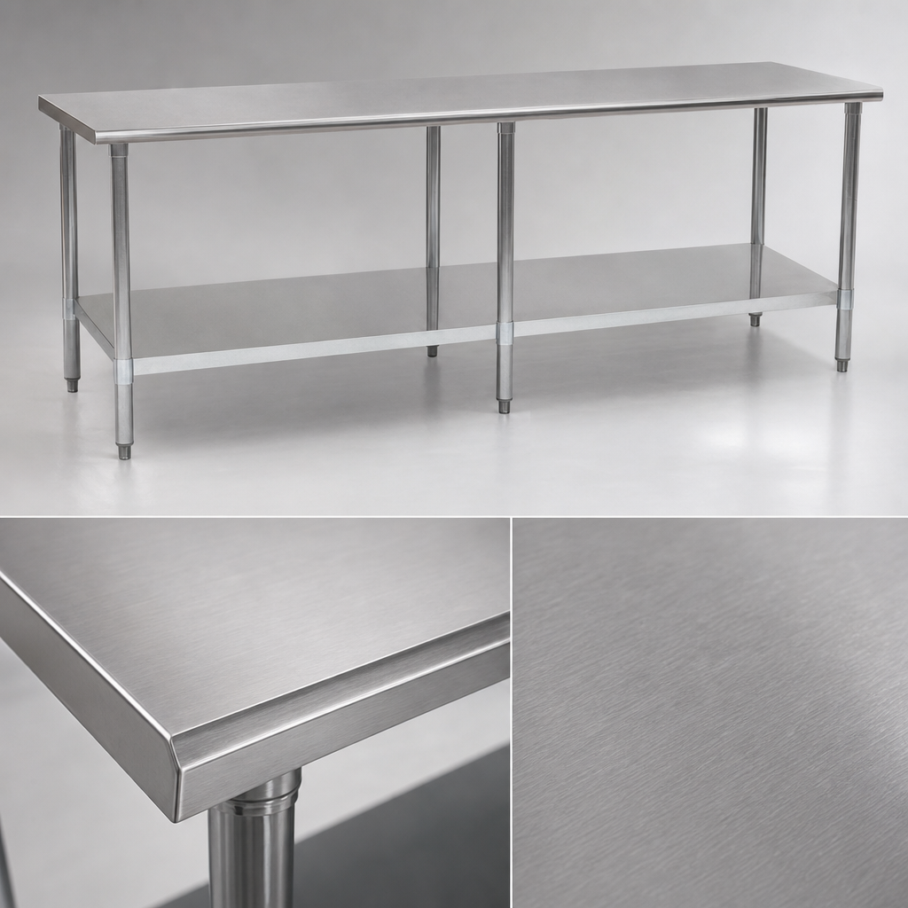 14-Gauge Stainless Steel Top