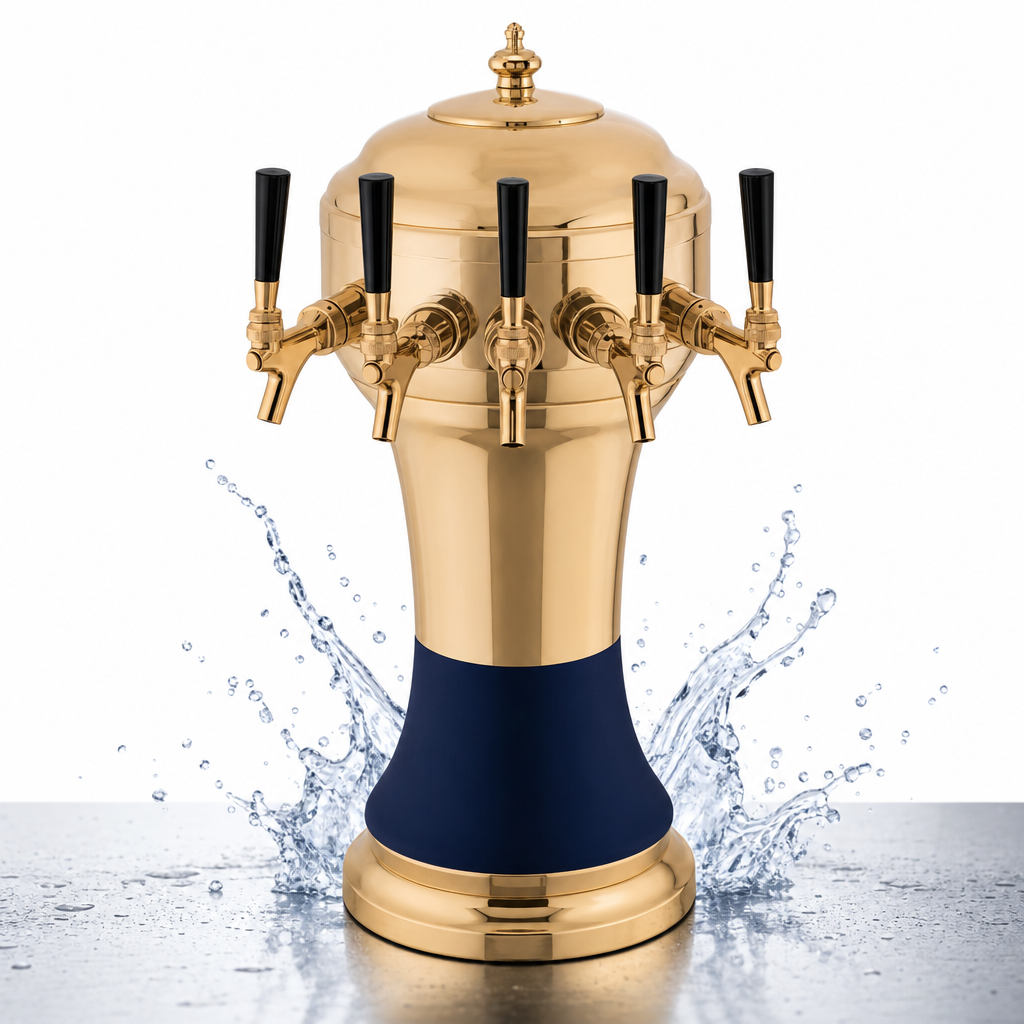 Five-Faucet Capacity